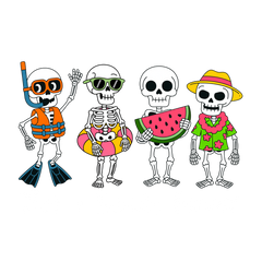 Just A Spooky Summer - Ready to Press DTF Transfer