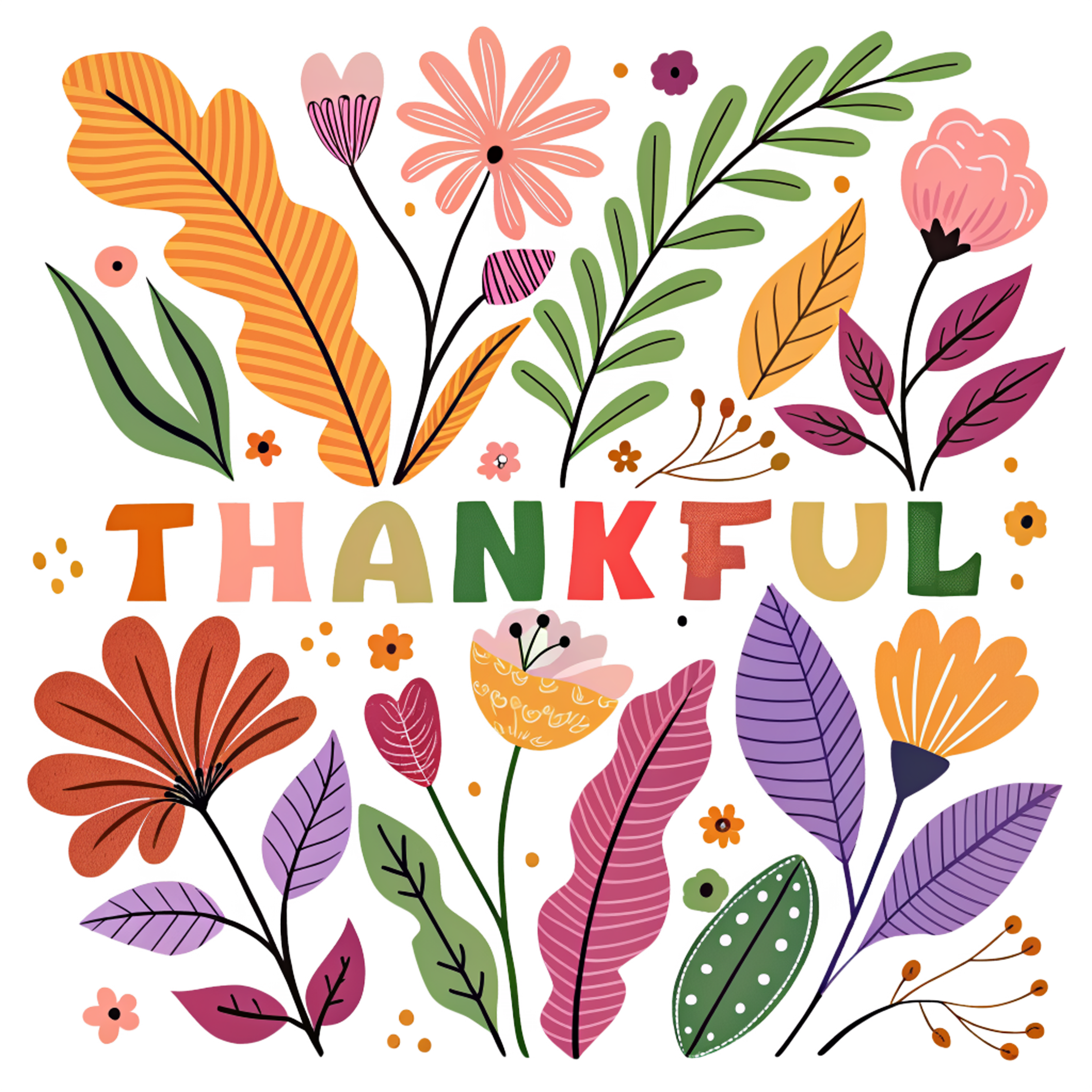 THANKFUL - Ready to Press DTF Transfer