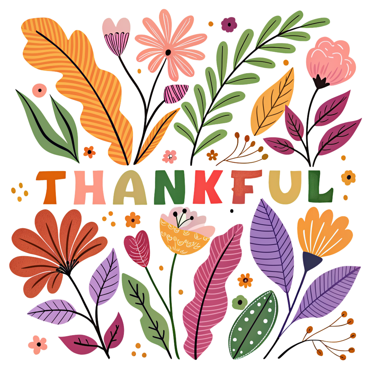 THANKFUL - Ready to Press DTF Transfer