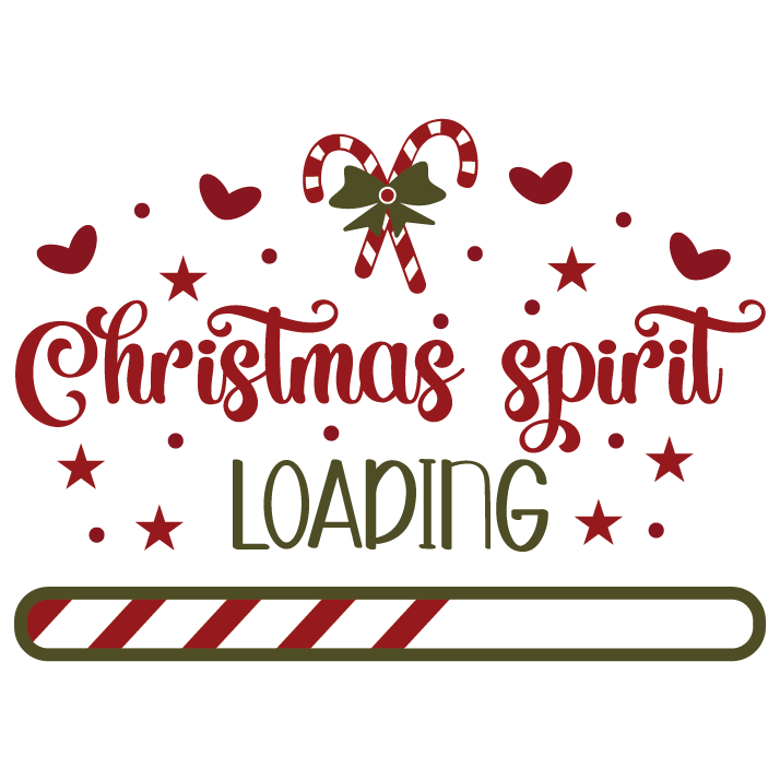 Christmas Spirit Loading - Christmas Ready to Press DTF Transfer