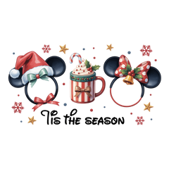 Christmas Mouse And Friends - Christmas Ready to Press DTF Transfer
