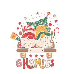 Chillin With My Ghomies -Christmas Ready to Press DTF Transfer