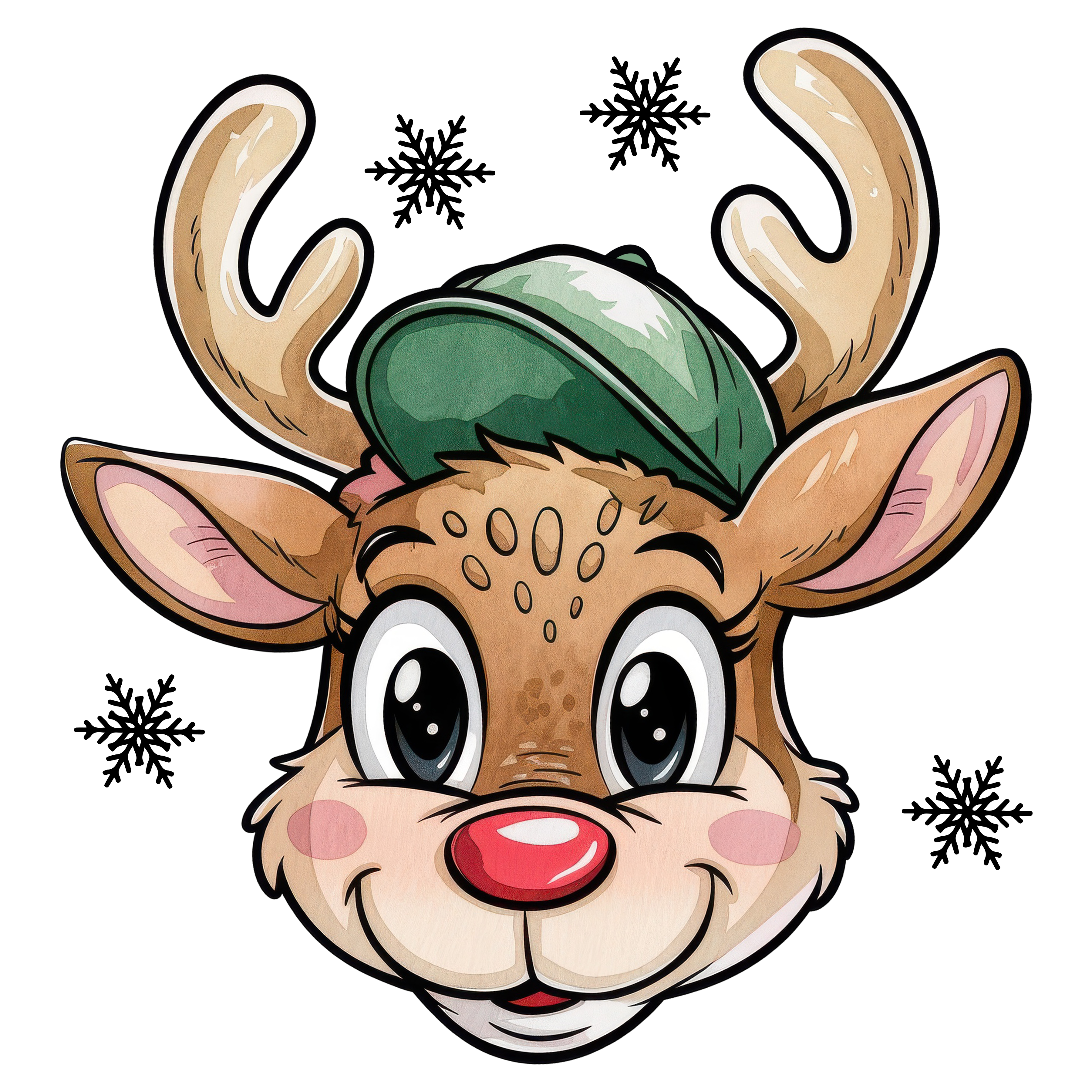 Matching Christmas Reindeer - Christmas Ready to Press DTF Transfer