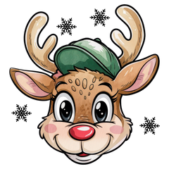 Matching Christmas Reindeer - Christmas Ready to Press DTF Transfer