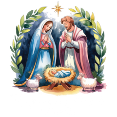 Holy Family Nativity - Christmas Ready to Press DTF Transfer