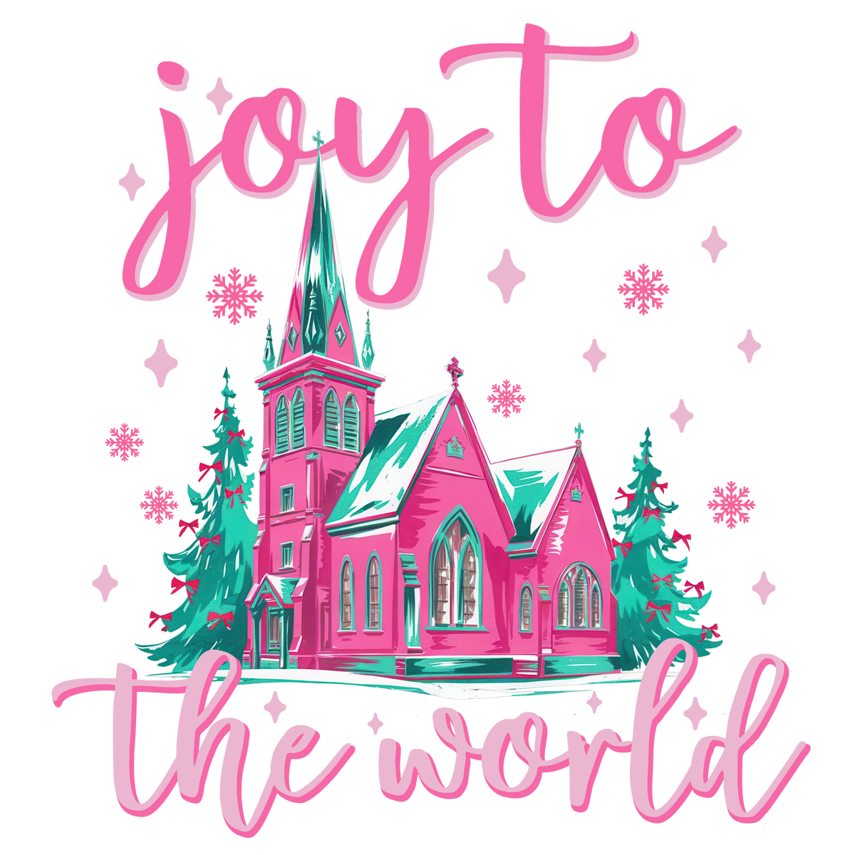 Joy To The World - Chirstmas Ready to Press DTF Transfer