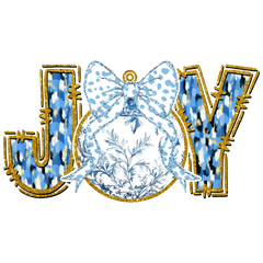 JOY Ornament - Christmas Ready to Press DTF Transfer