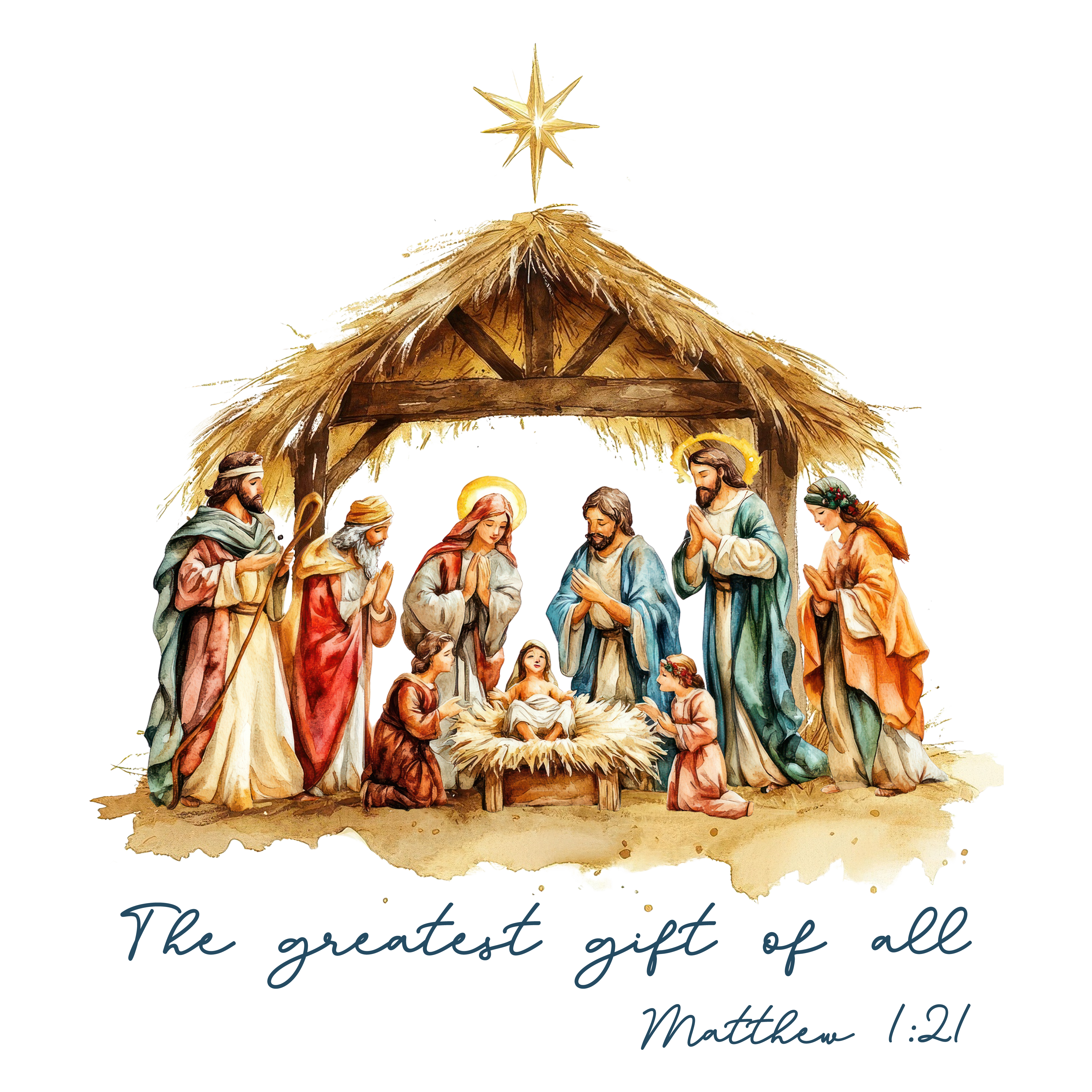 The Greatest Gift of All - Christmas Ready to Press DTF Transfer