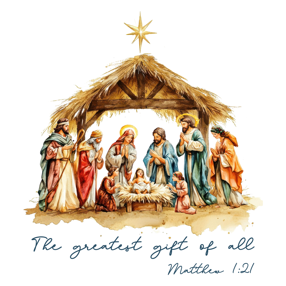 The Greatest Gift of All - Christmas Ready to Press DTF Transfer