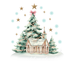 Oh Come Let Us Adore Him- Christmas Ready to Press DTF Transfer