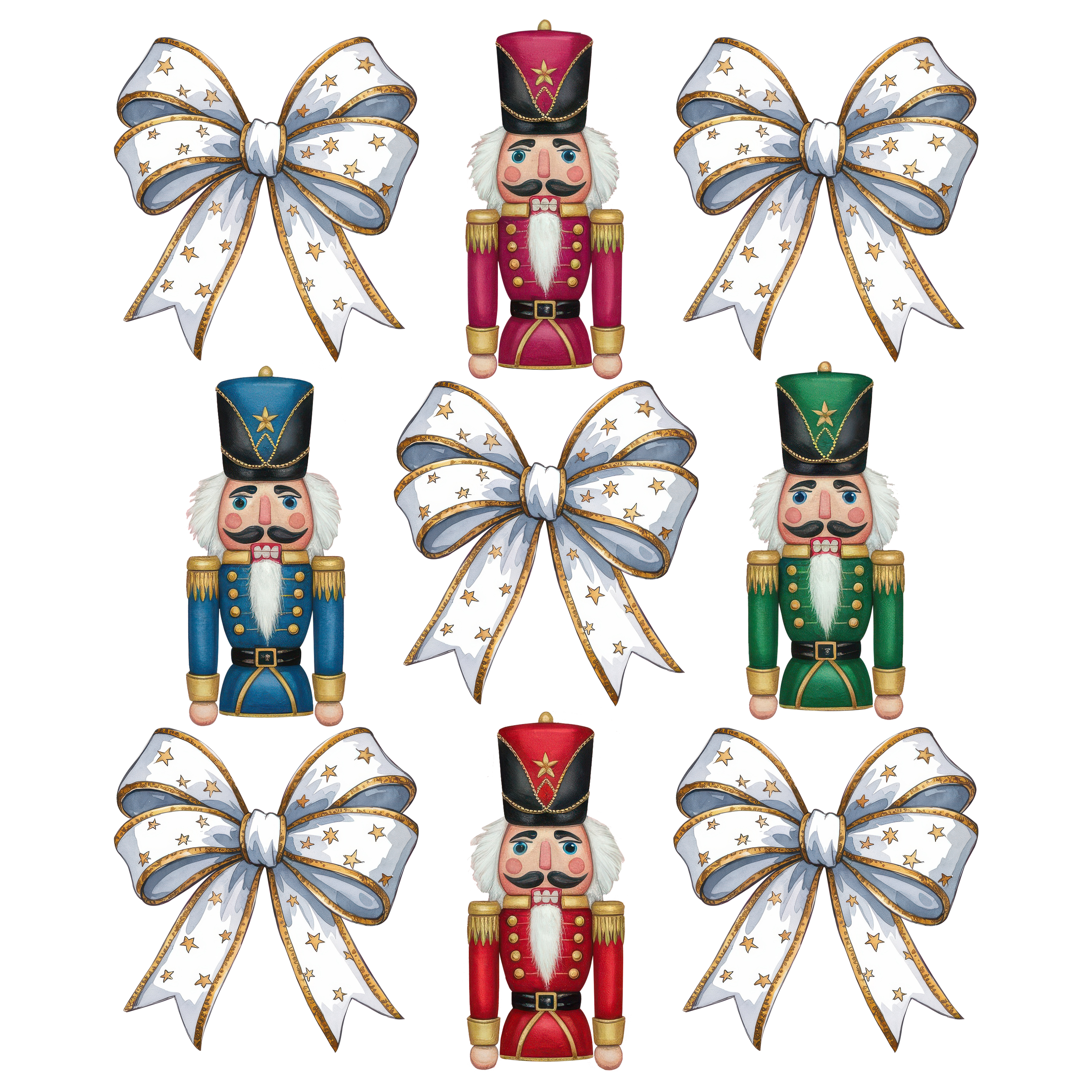 Retro Holiday Nutcracker - Christmas Ready to Press DTF Transfer