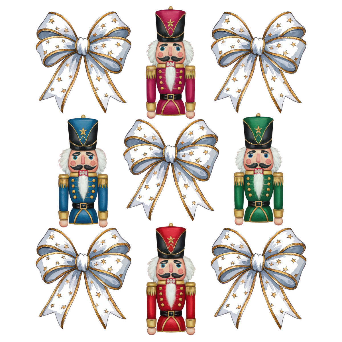 Retro Holiday Nutcracker - Christmas Ready to Press DTF Transfer