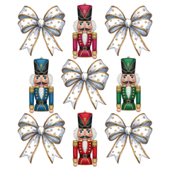 Retro Holiday Nutcracker - Christmas Ready to Press DTF Transfer