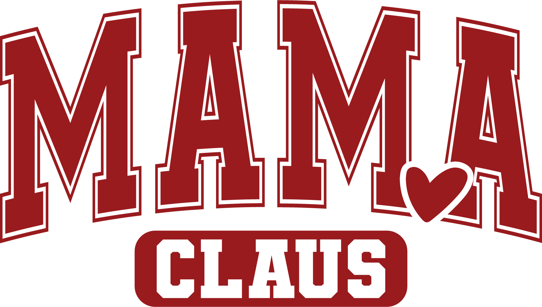 Mama Claus - Christmas Ready to Press DTF Transfer