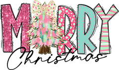 Merry Christmas - Christmas Ready to Press DTF Transfer