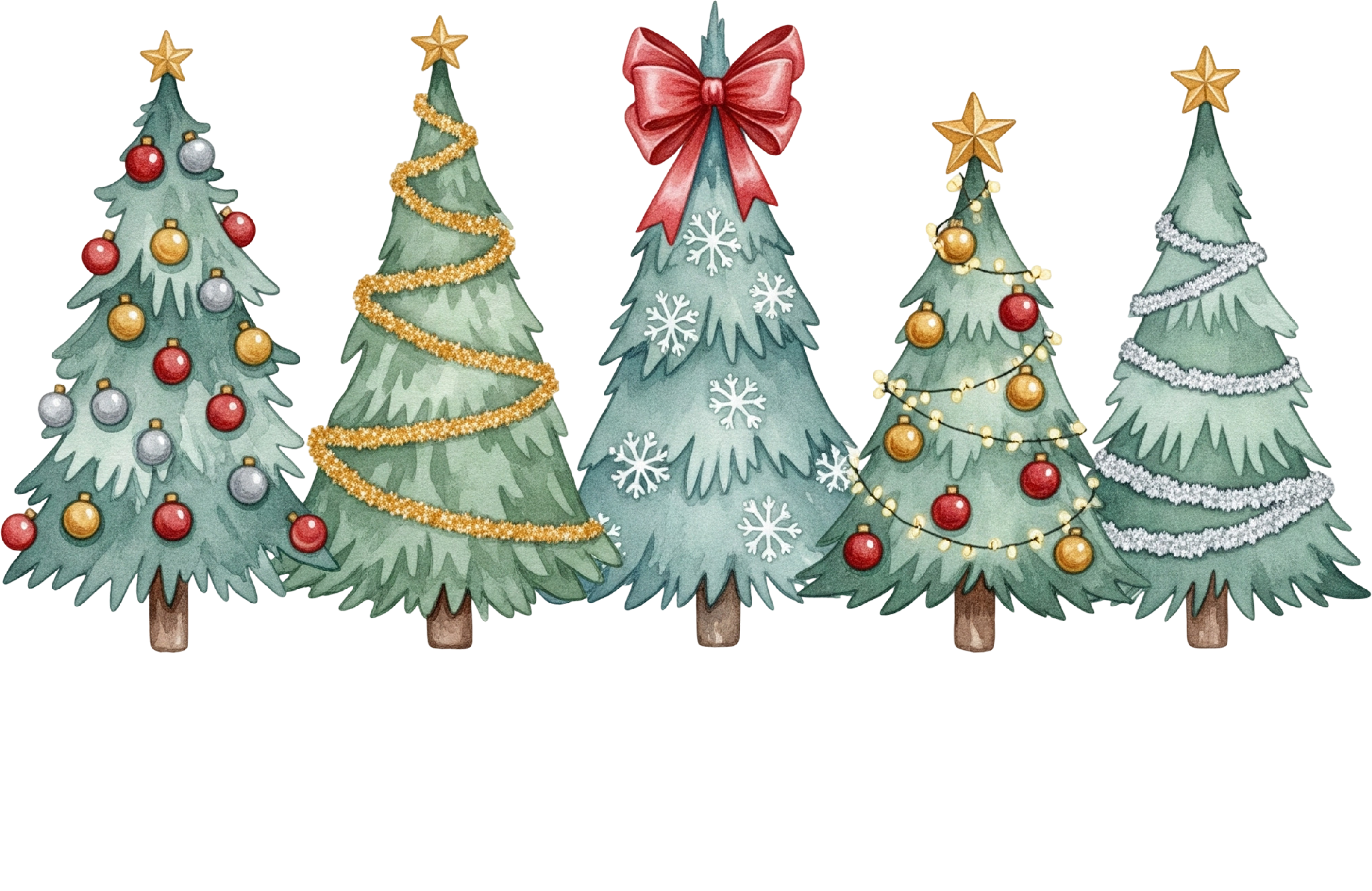 Merry Christmas Tree - Christmas Ready to Press DTF Transfer