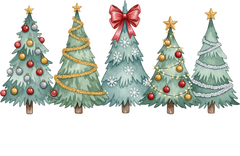 Merry Christmas Tree - Christmas Ready to Press DTF Transfer