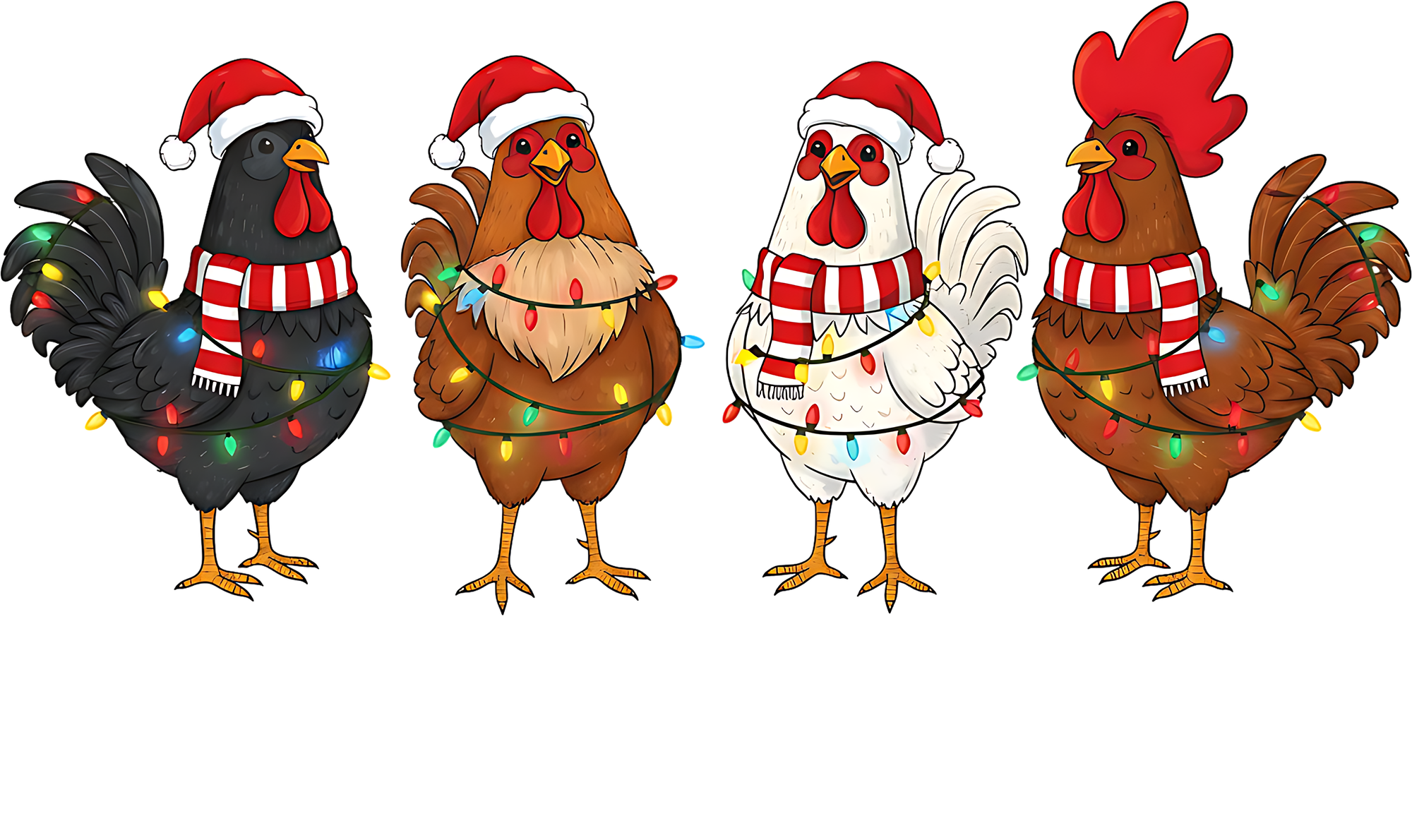 F-Caw-F Squad - Christmas Ready to Press DTF Transfer