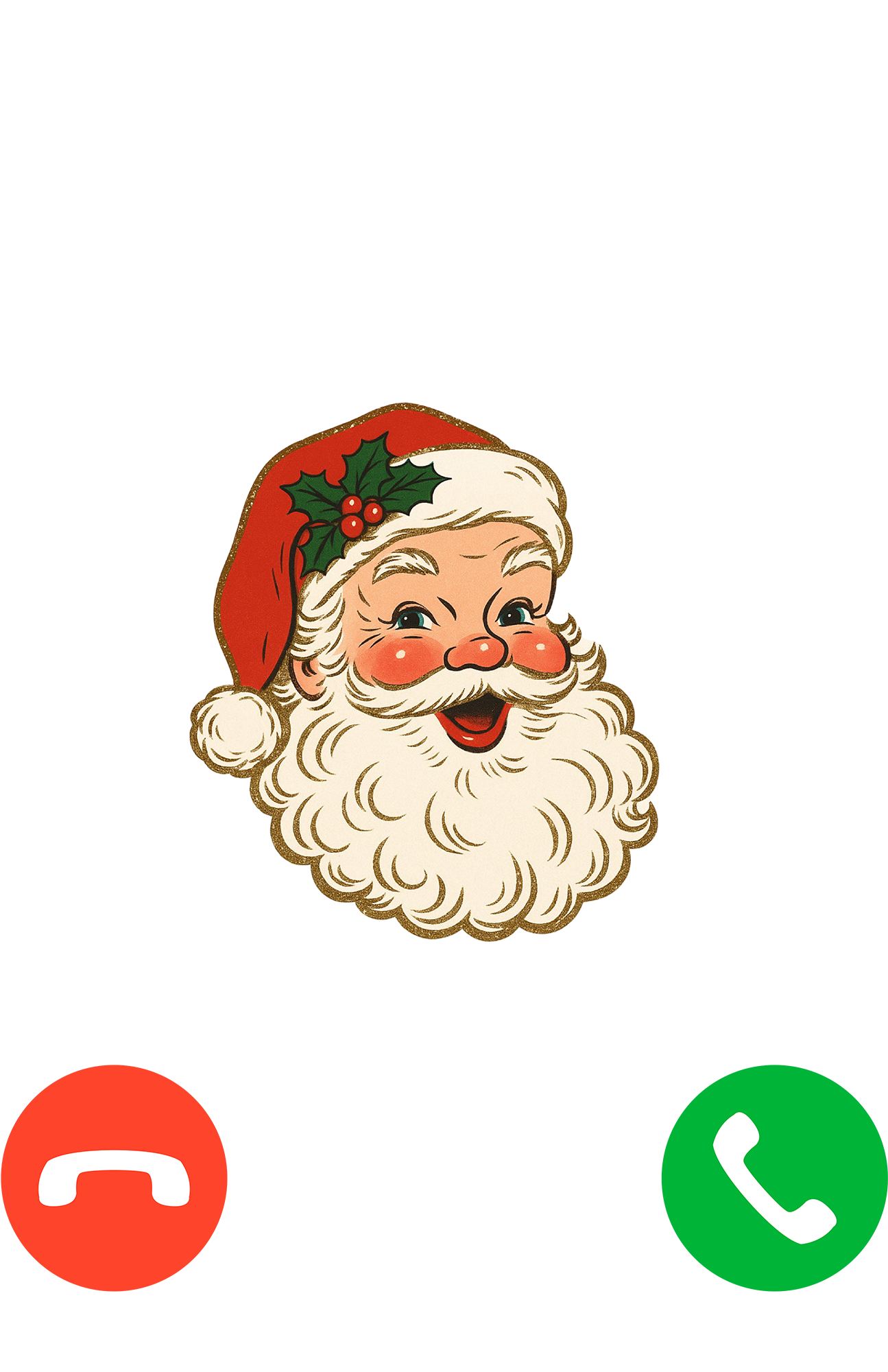 Santa Claus Is Calling - Christmas Ready to Press DTF Transfer