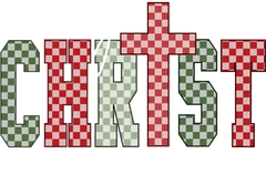 Checkered Merry Christmas - Christmas Ready to Press DTF Transfer