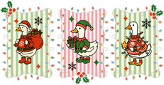 Christmas Lights Goose - Christmas Ready to Press DTF Transfer