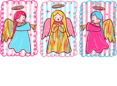 Hark The Herald Angels - Christmas Ready to Press DTF Transfer