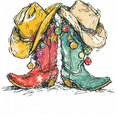 Howdy Christmas - Christmas Ready to Press DTF Transfer