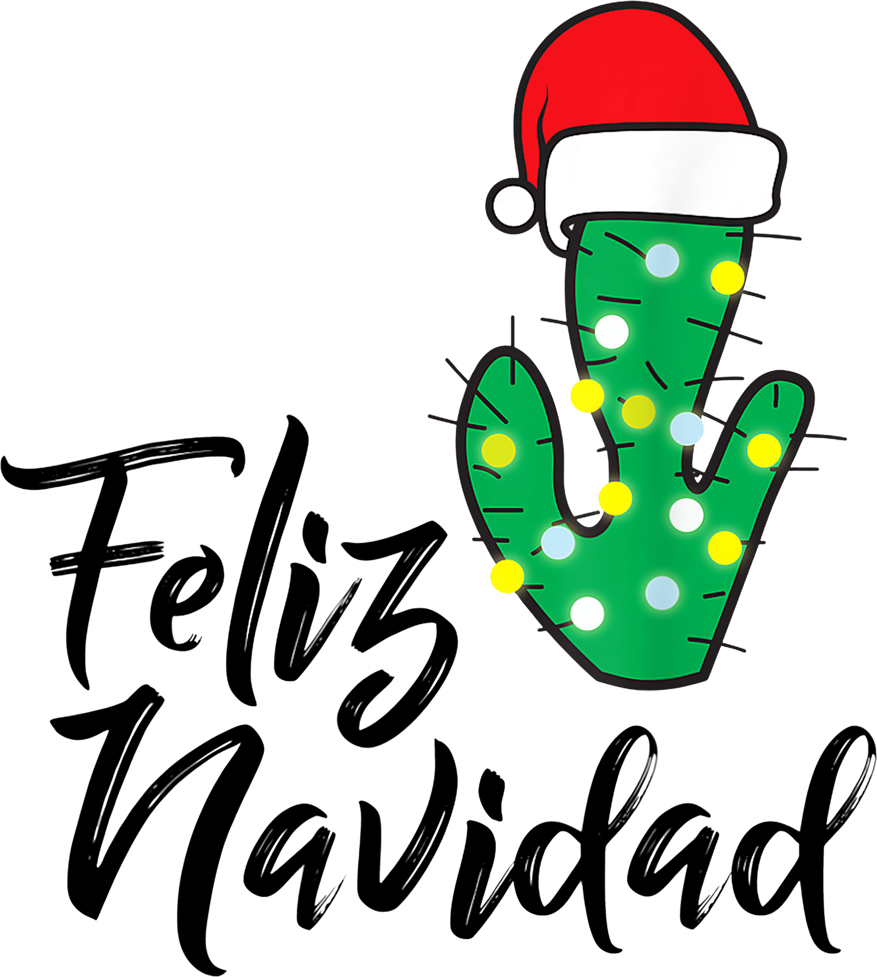 Feliz Navidad- Christmas Ready to Press DTF Transfer