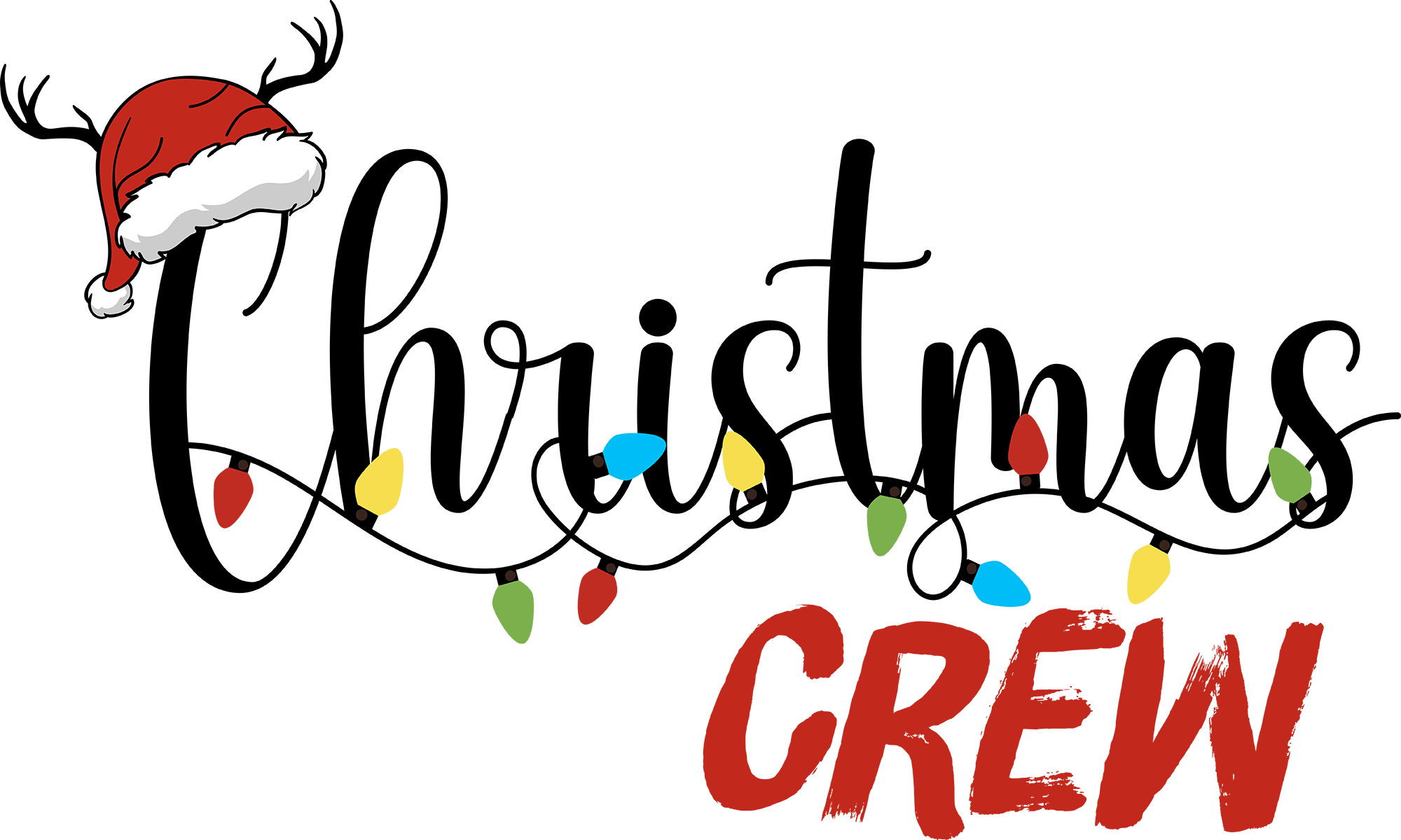 Christmas Crew - Christmas Ready to Press DTF Transfer