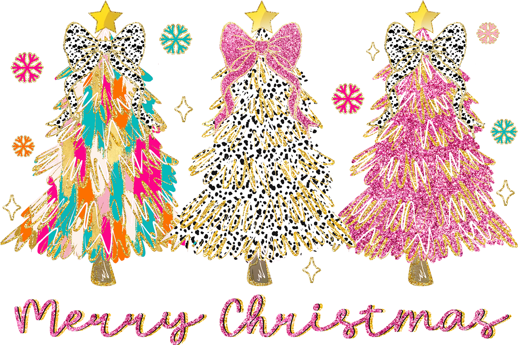 Merry Christmas  - Christmas Ready to Press DTF Transfer