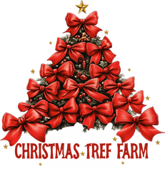 North Pole Christmas Tref Farm Always Fresh - Christmas Ready to Press DTF Transfer