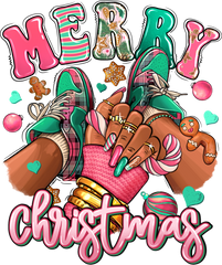 Merry Christmas - Christmas Ready to Press DTF Transfer