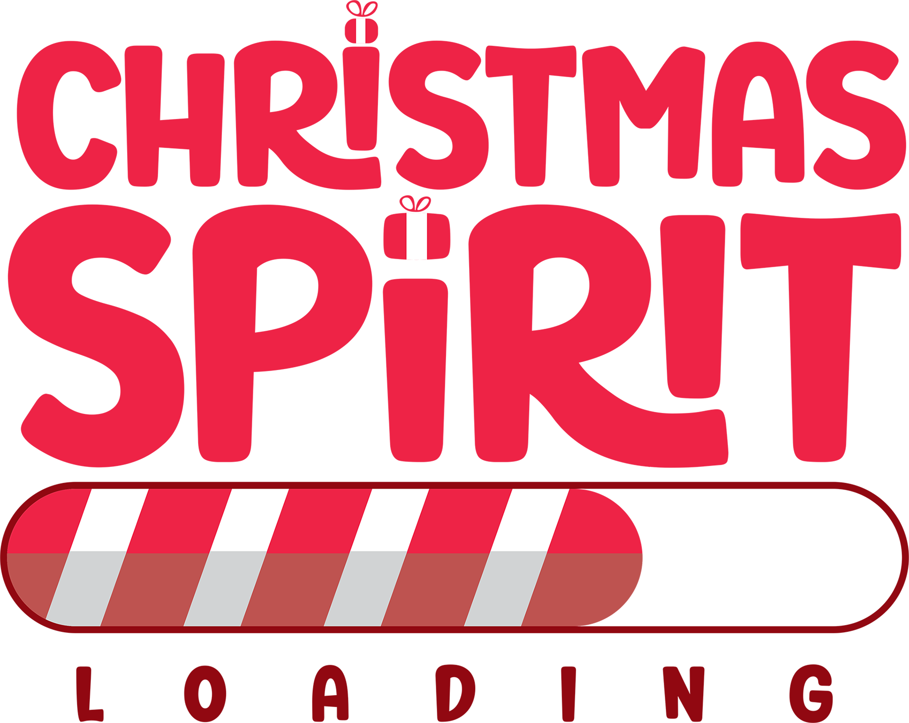 Christmas Spirit Loading - Christmas Ready to Press DTF Transfer