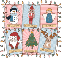 Cute Christmas Characters - Christmas Ready to Press DTF Transfer