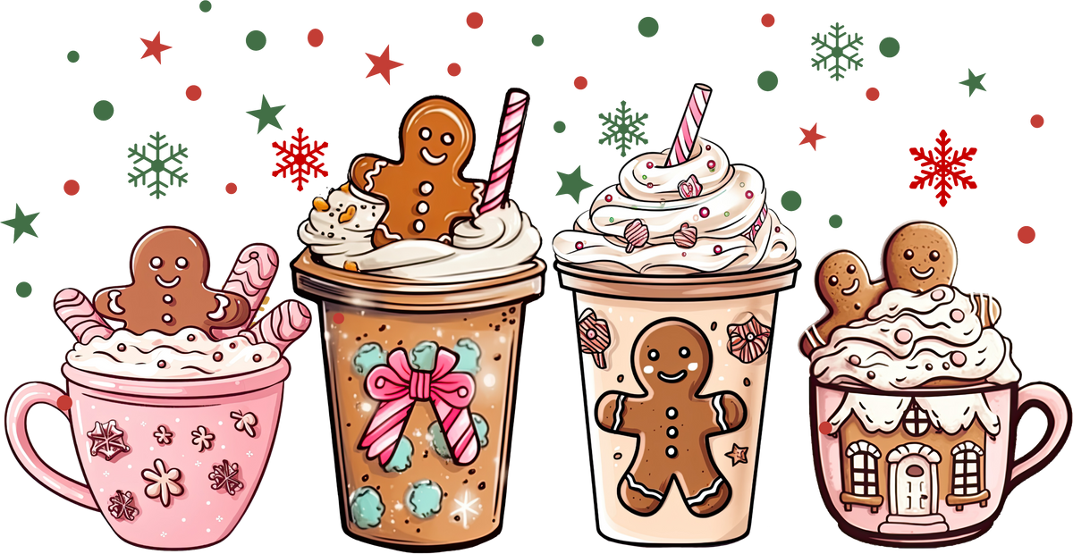 Christmas Coffee - Christmas Ready to Press DTF Transfer