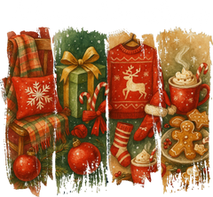 Vintage Merry Christmas - Christmas Ready to Press DTF Transfer