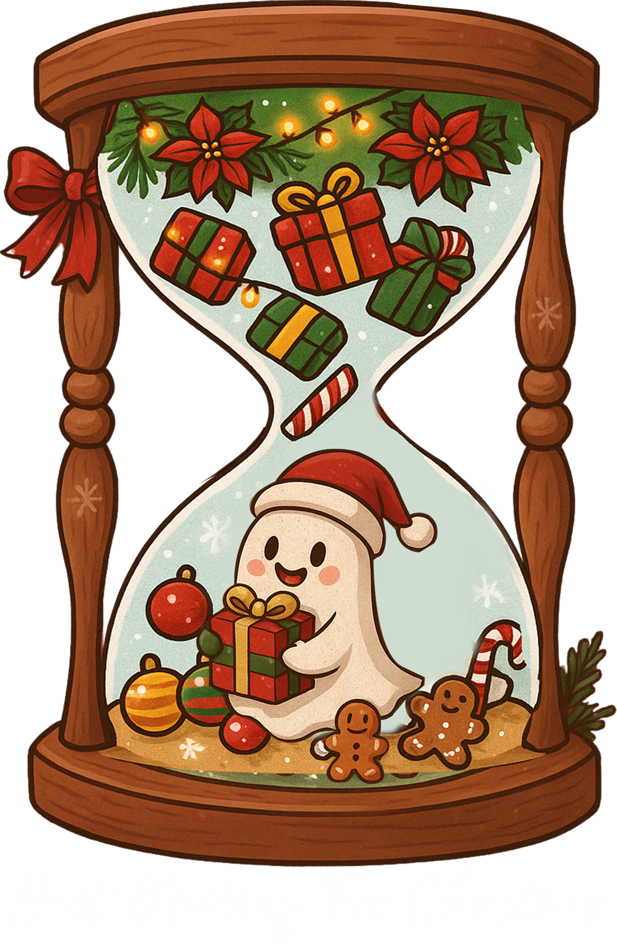 Just Waiting For Christmas - Christmas Ready to Press DTF Transfer