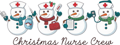Christmas Nurse Crew - Christmas Ready to Press DTF Transfer