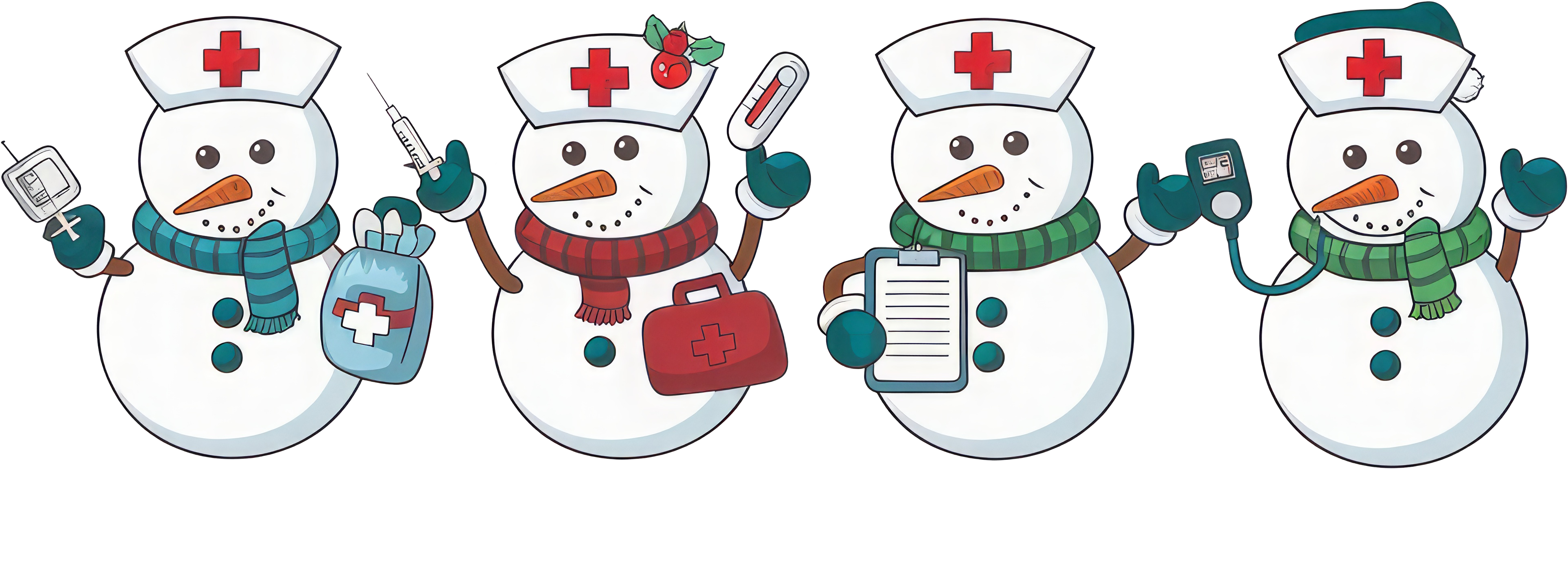 Christmas Nurse Crew - Christmas Ready to Press DTF Transfer