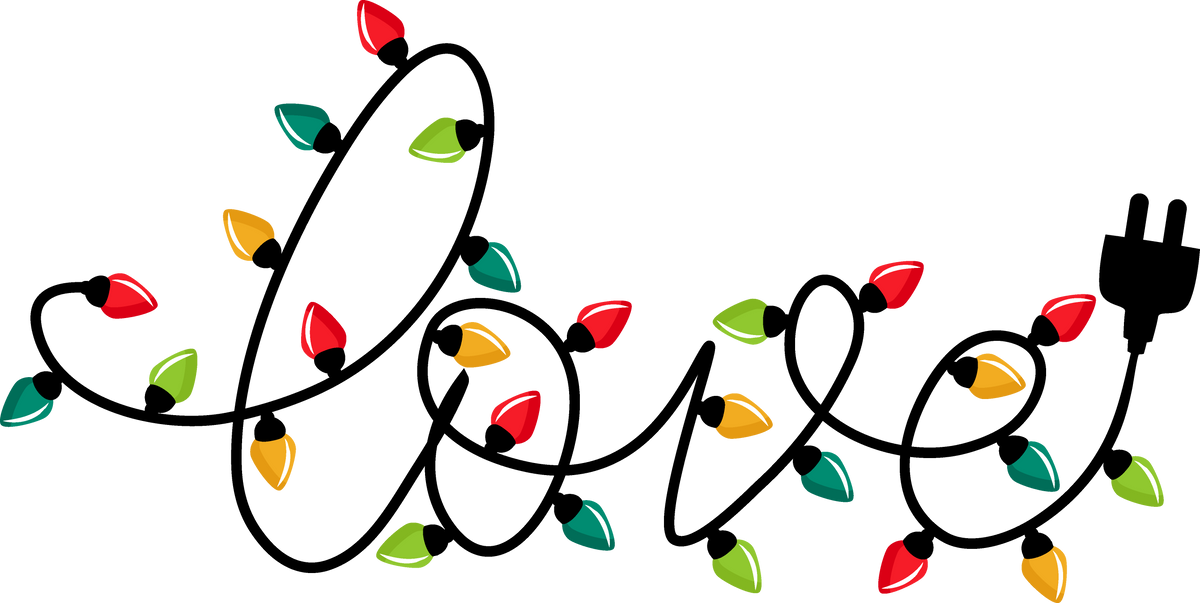 Christmas Lights Love - Christmas Ready to Press DTF Transfer