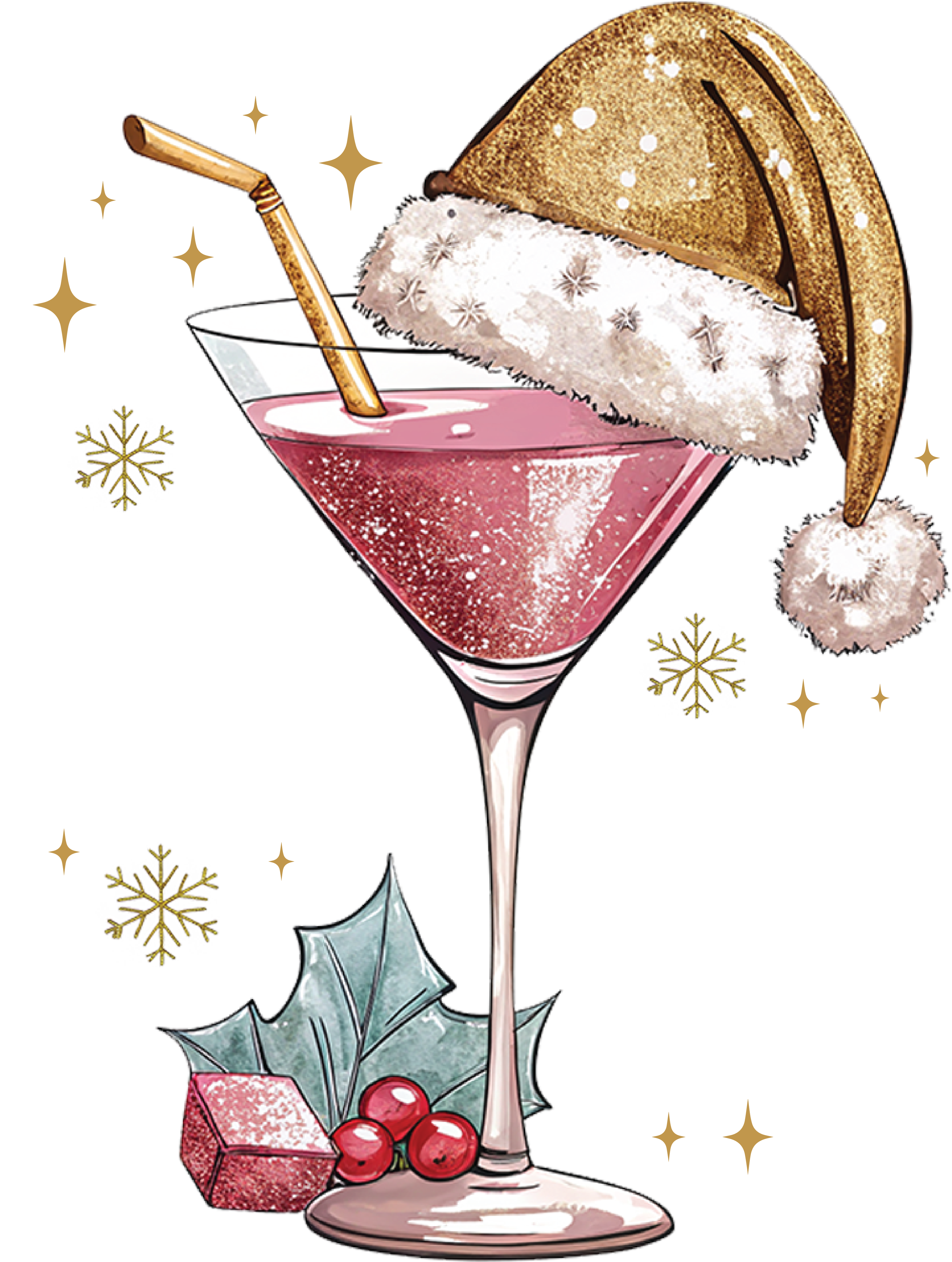 Santa's Favorite Hot Mess - Christmas Ready to Press DTF Transfer