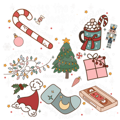 Tis The Season Christmas - Christmas Ready to Press DTF Transfer