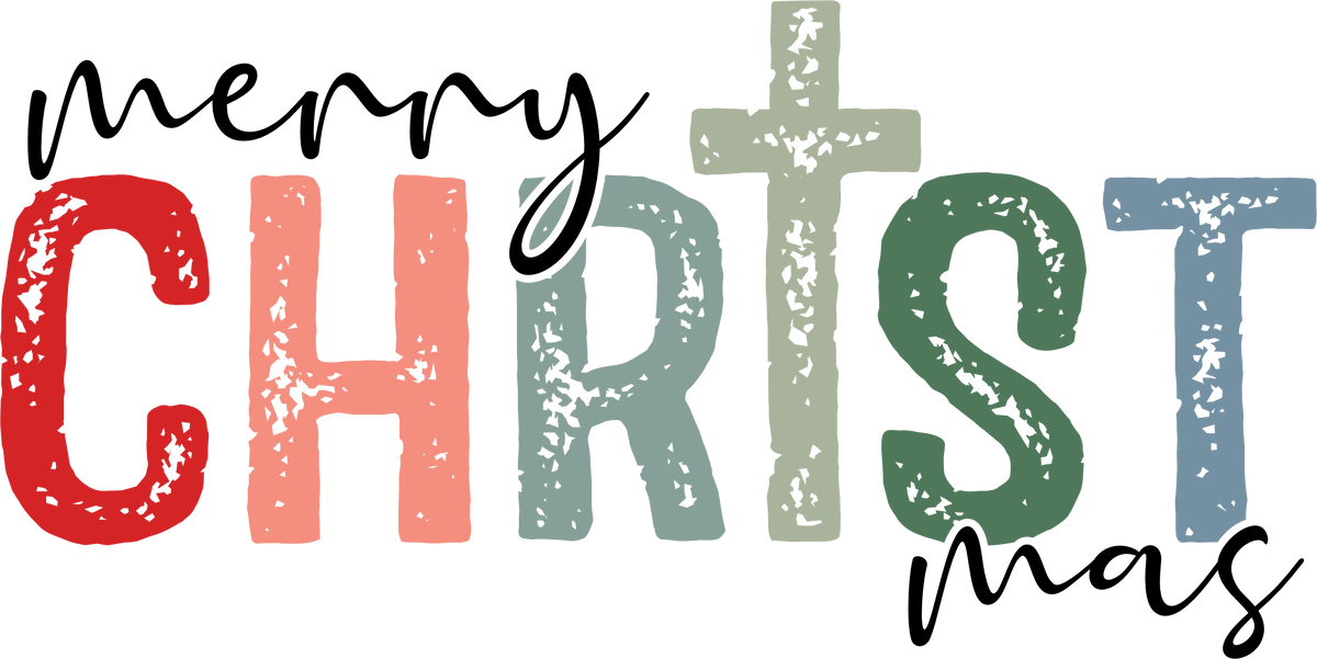 Merry Christmas - Christmas Ready to Press DTF Transfer