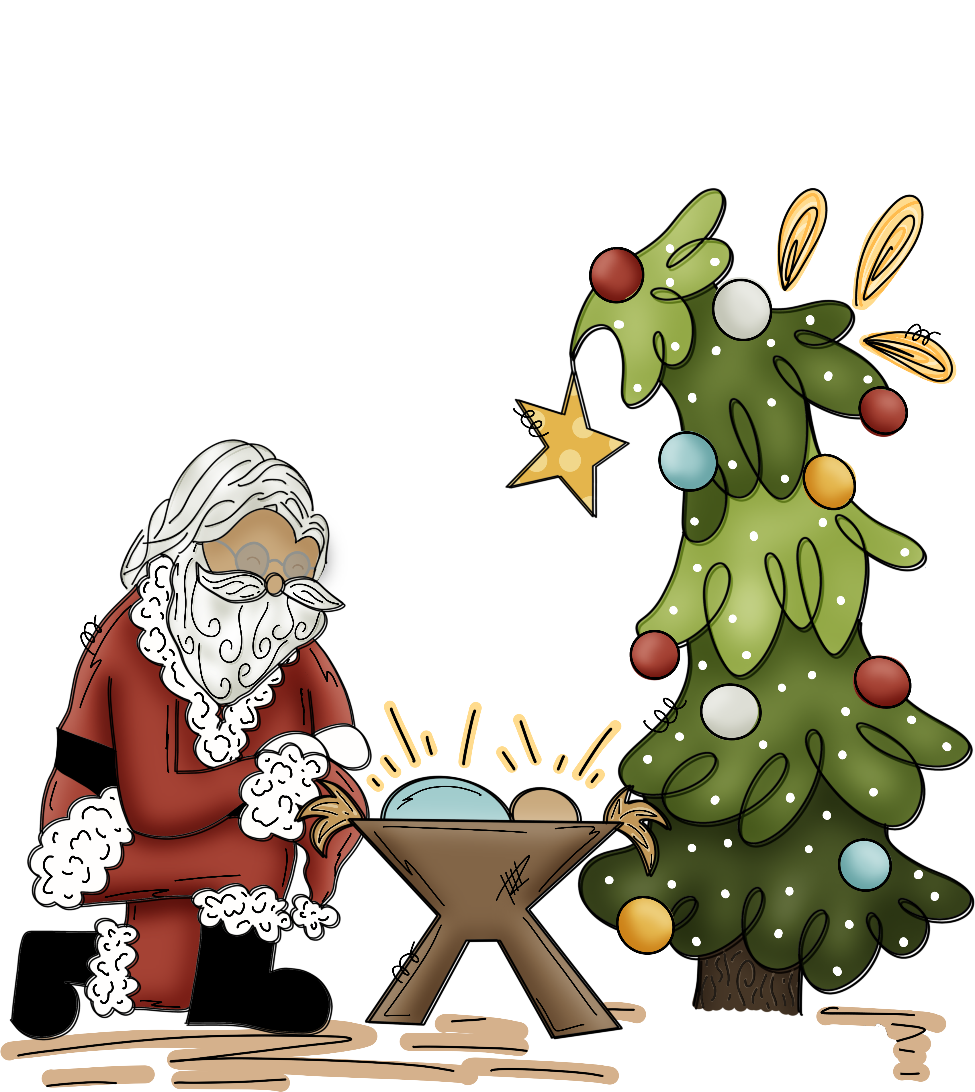 Every Knee Shall Bow - Christmas Ready to Press DTF Transfer