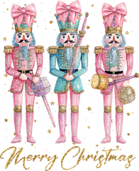 Glitter Nutcracker Christmas - Christmas Ready to Press DTF Transfer