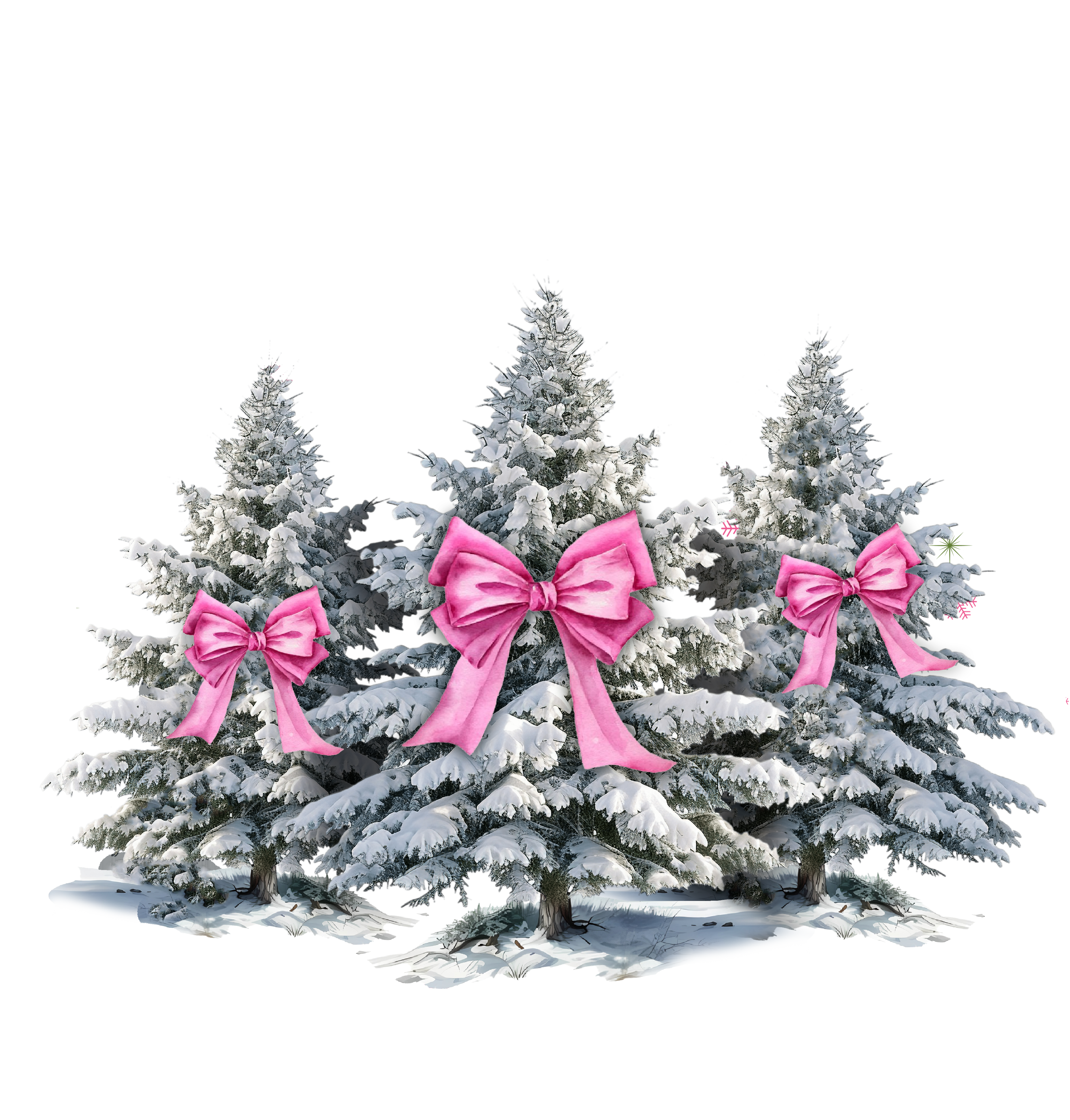North Pole Christmas Farm Tree Always Fresh - Christmas Ready to Press DTF Transfer