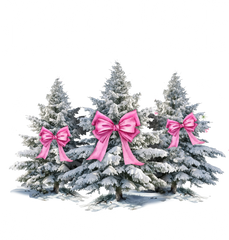 North Pole Christmas Farm Tree Always Fresh - Christmas Ready to Press DTF Transfer