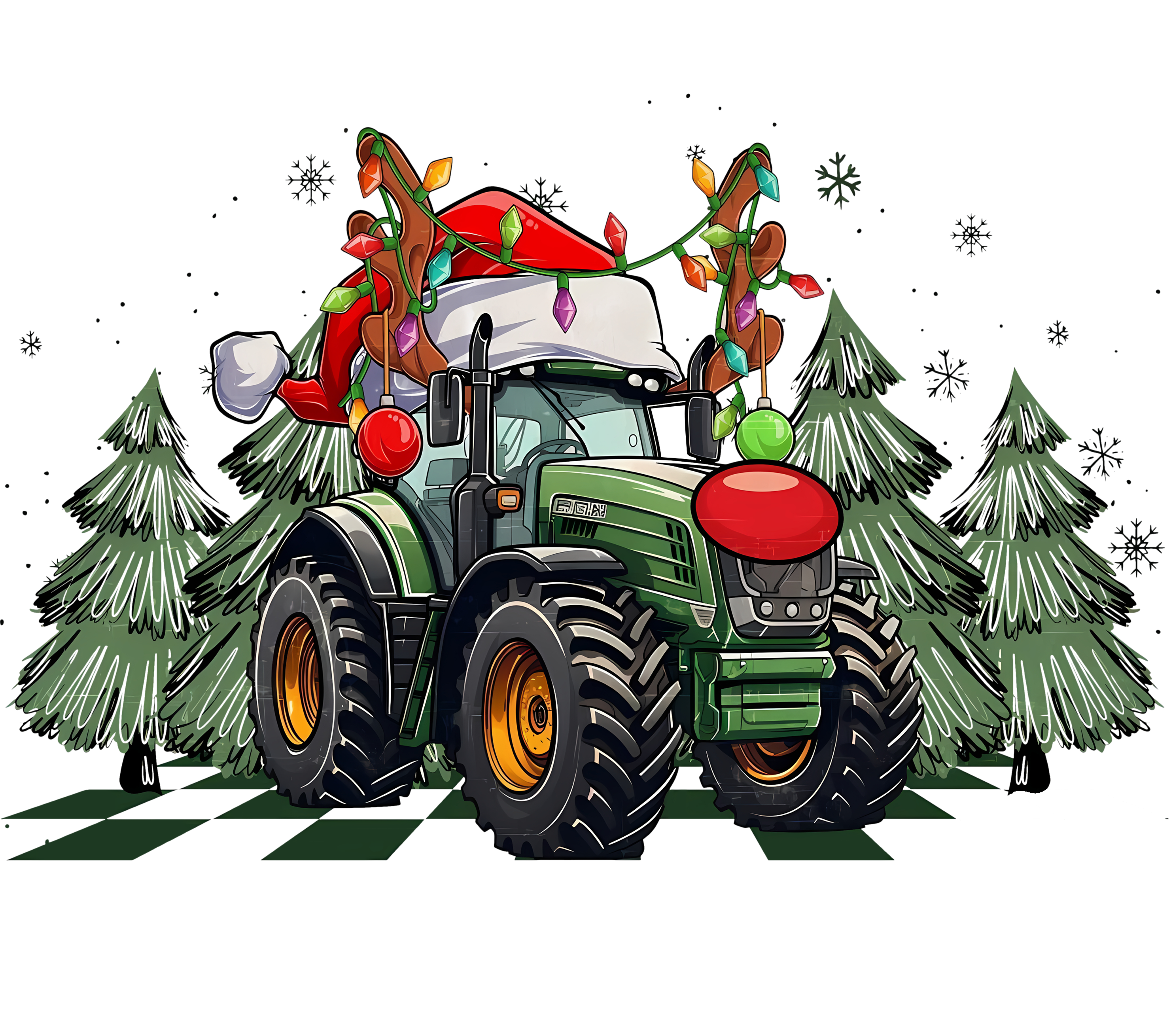 Nothing Runs Like A Reindeere - Christmas Ready to Press DTF Transfer