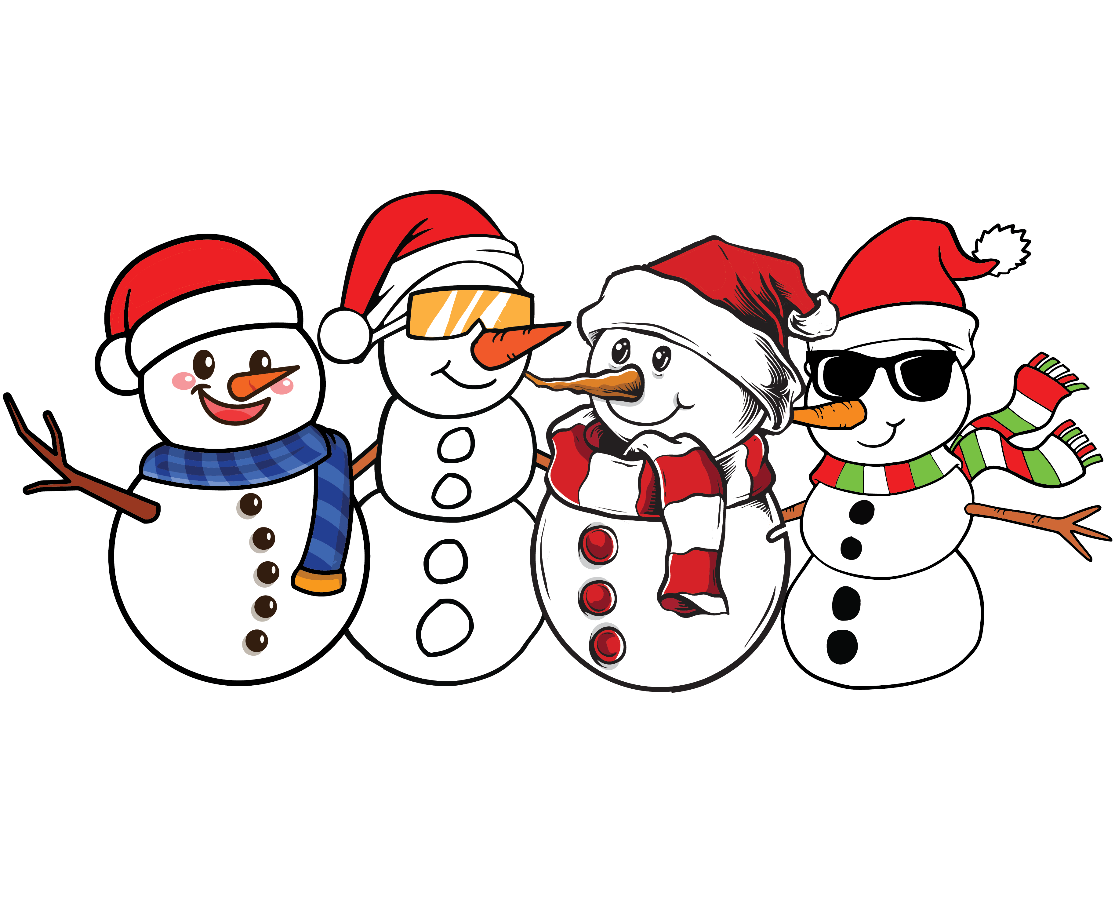 Chillin With My Snowmies - Christmas Ready to Press DTF Transfer