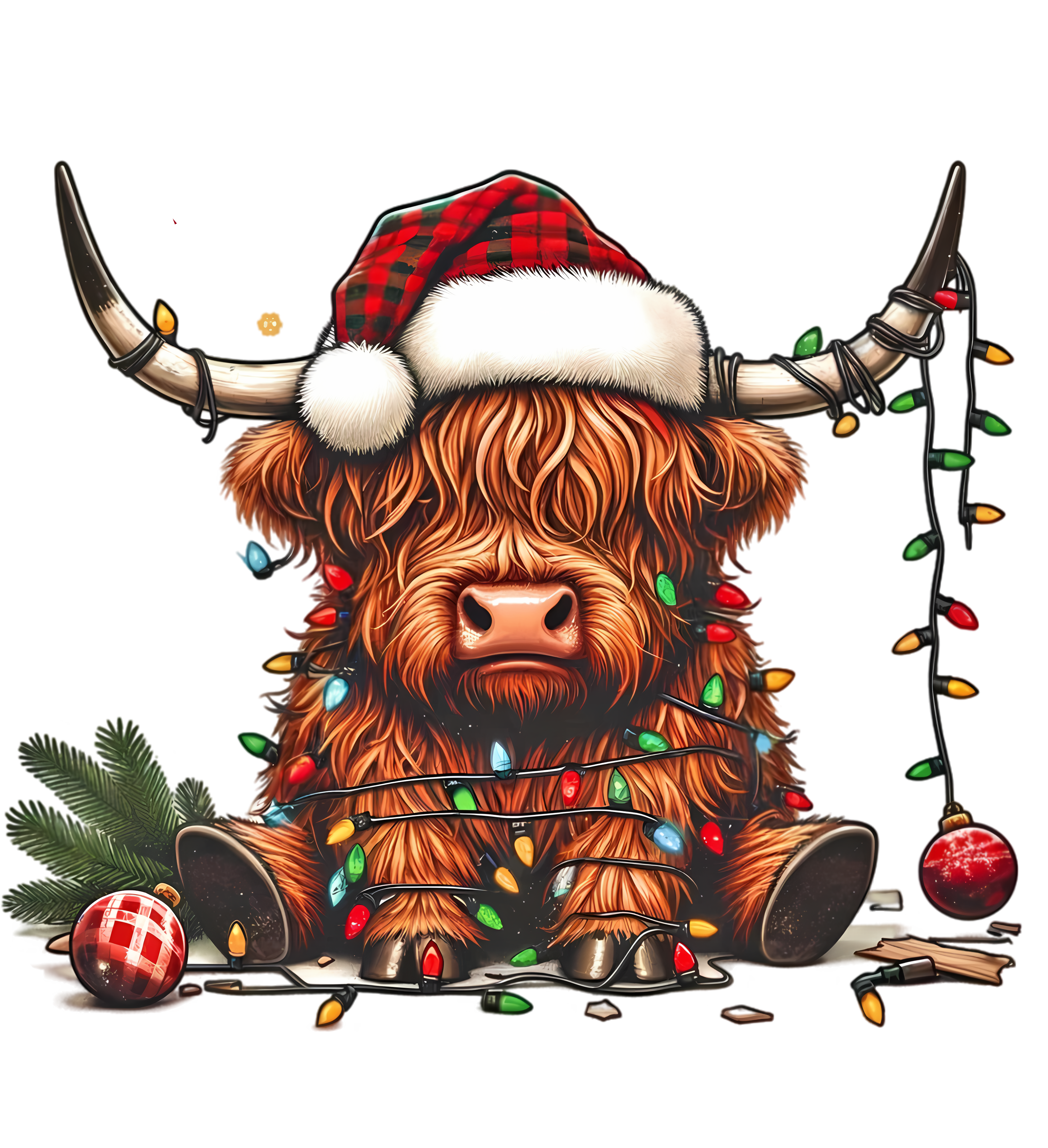 I'm Fine Everything Is Fine - Christmas Ready to Press DTF Transfer